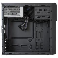 Caja microatx unykach aero c20 - fa 500w - 2 x usb 3.0, audio y microfono frontal - color negro - 420x235x440 mm