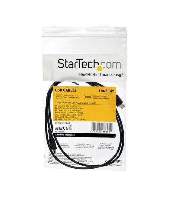 StarTech.com Cable de 1m USB 2.0 a USB-C - Negro - Imagen 6