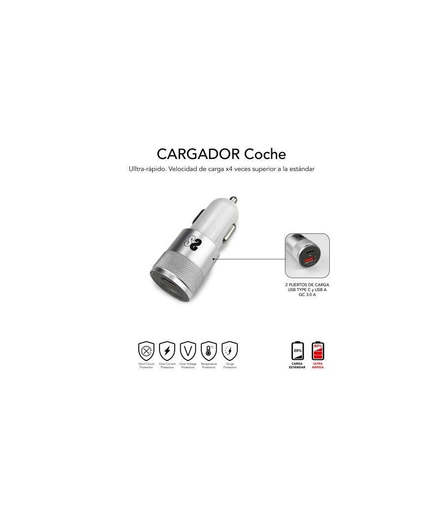 Dual car charger pd20w+qc3.0+c to c/lightning s