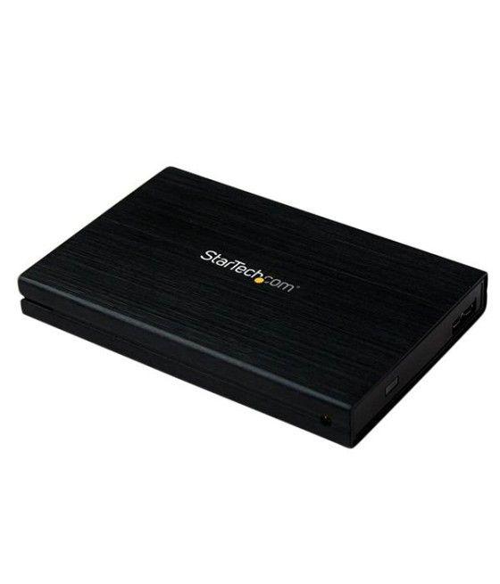 StarTech.com Caja Carcasa de Aluminio USB 3.0 de Disco Duro HDD SATA 3 III 6Gbps de 2,5 Pulgadas Externo con UASP - Imagen 2