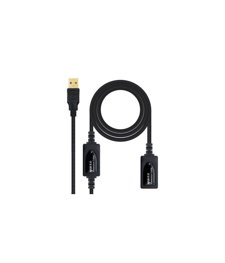 Nanocable 10.01.0213 cable USB 15 m USB 2.0 USB A Negro - Imagen 3