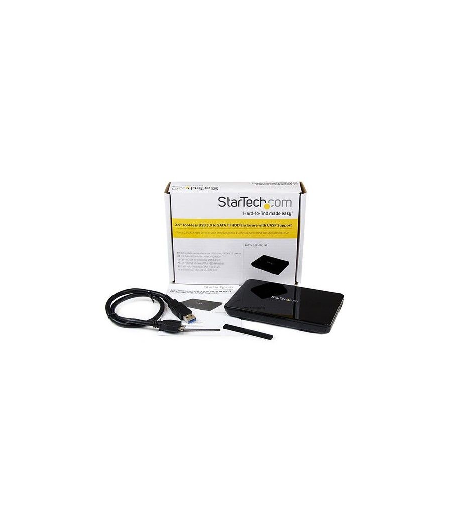 StarTech.com Caja Carcasa USB 3.0 de Disco Duro HDD SATA 3 III de 2,5 Pulgadas Externo con UASP - Imagen 6