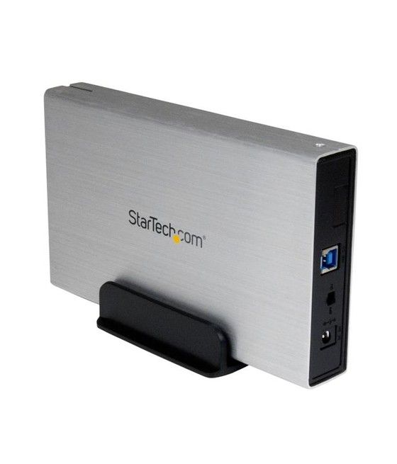 StarTech.com Caja Carcasa de Aluminio USB 3.0 de Disco Duro HDD SATA 3 III de 3,5 Pulgadas Externo UASP - Plateado - Imagen 1