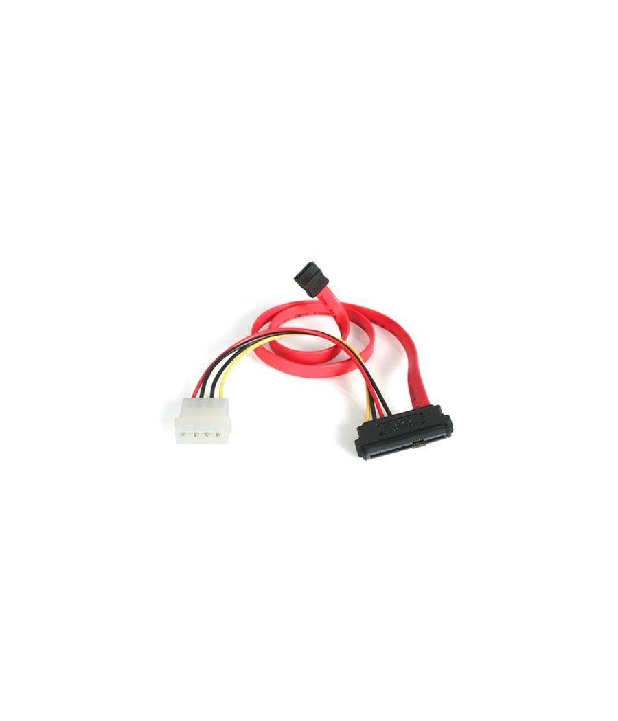 StarTech.com Adaptador Cable de 45cm Divisor SAS 29 Pines a Molex Macho LP4 y SATA - SFF-8482 - Imagen 1