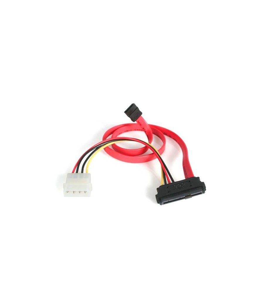 StarTech.com Adaptador Cable de 45cm Divisor SAS 29 Pines a Molex Macho LP4 y SATA - SFF-8482 - Imagen 2