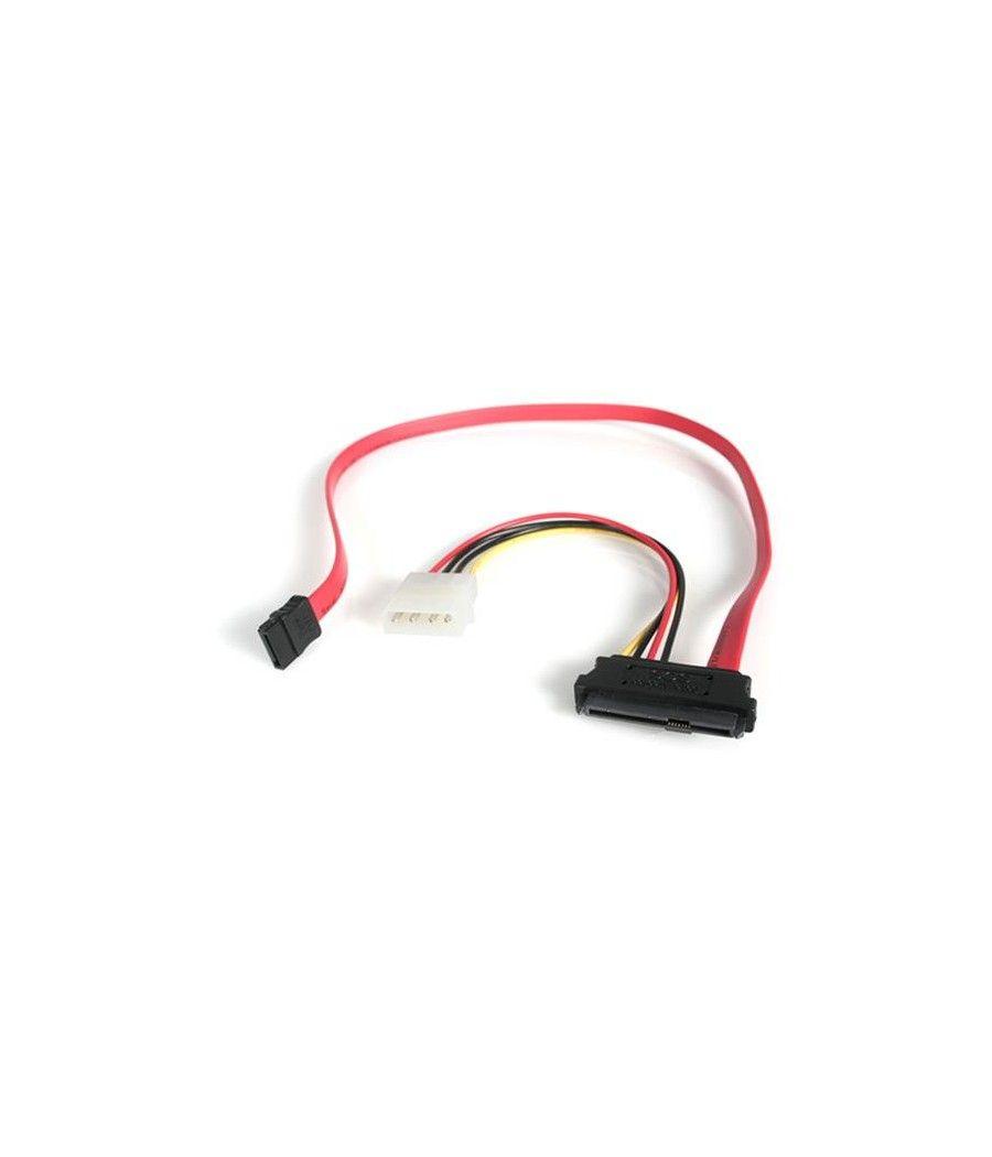 StarTech.com Adaptador Cable de 45cm Divisor SAS 29 Pines a Molex Macho LP4 y SATA - SFF-8482 - Imagen 3