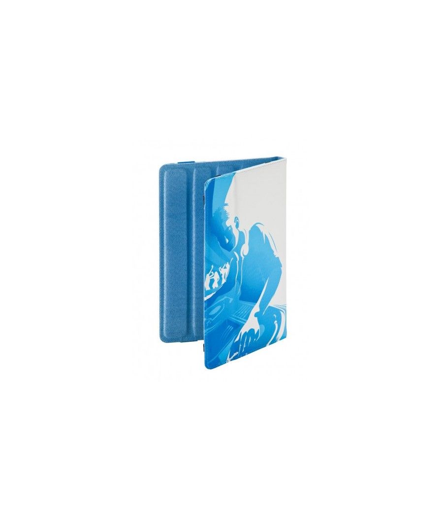 Ziron zr112 funda para tablet 20,3 cm (8") folio azul, blanco