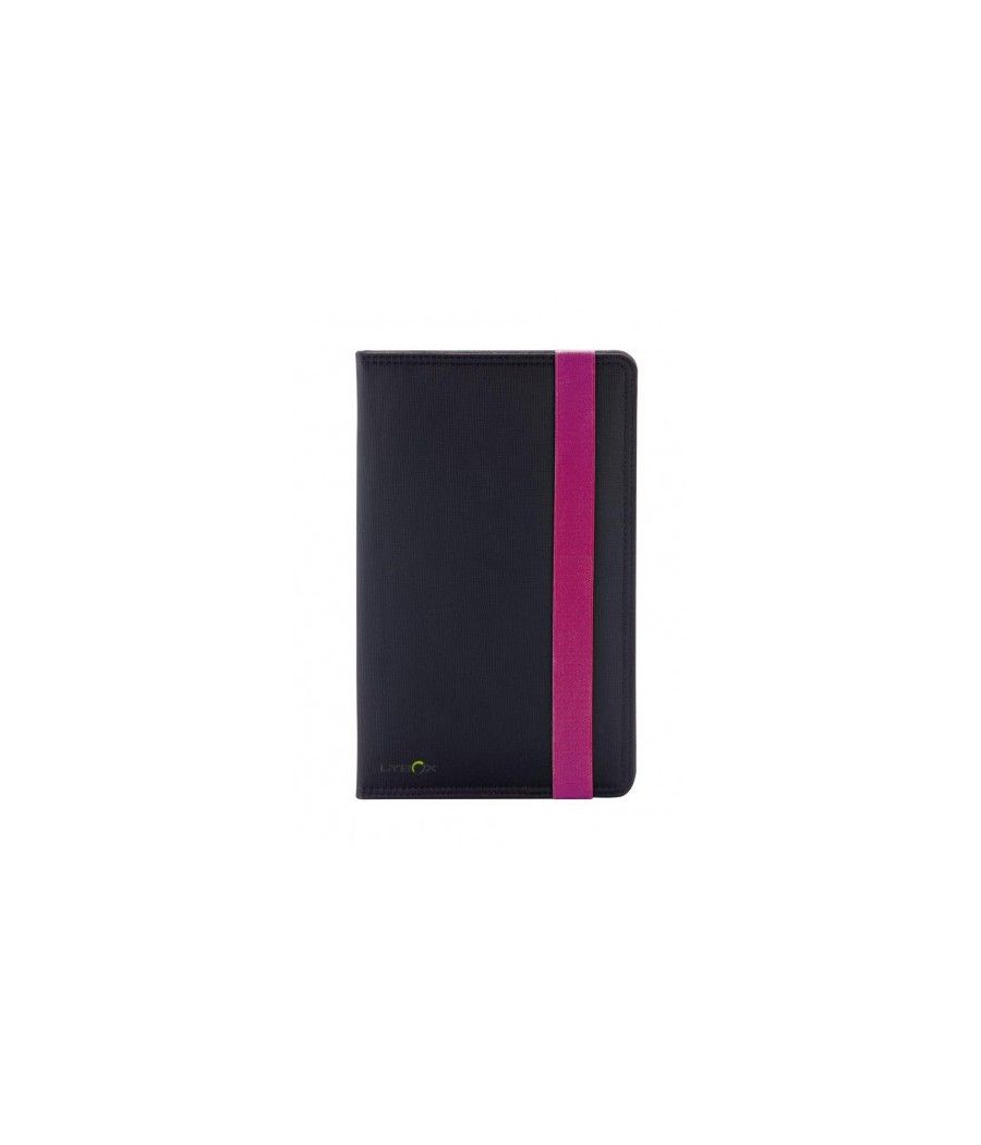 Ziron ly015 funda para tablet 20,3 cm (8") folio negro, púrpura