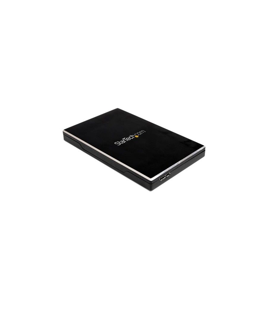 StarTech.com Caja de Disco Duro HDD 2,5" SATA externo USB 3.0 Super Speed - Negro Aluminio - Imagen 1