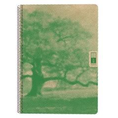 Cuaderno espiral din-a4 reciclado fsc 80 hojas 80g. cuadrícula 5x5. 4 elements - earth escolofi 130100400 pack 5 unidades