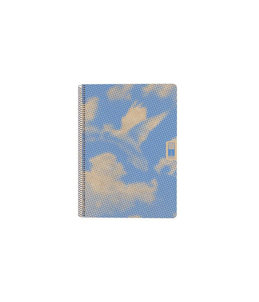 Cuaderno espiral din-a4 reciclado fsc 80 hojas 80g. cuadrícula 5x5. 4 elements - air escolofi 130100300 pack 5 unidades