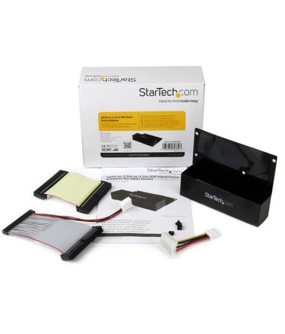 StarTech.com Adaptador Disco Duro 2.5in 3.5 Pulgadas IDE a SATA para Base de Conexión Dock Estación HDD - Imagen 10