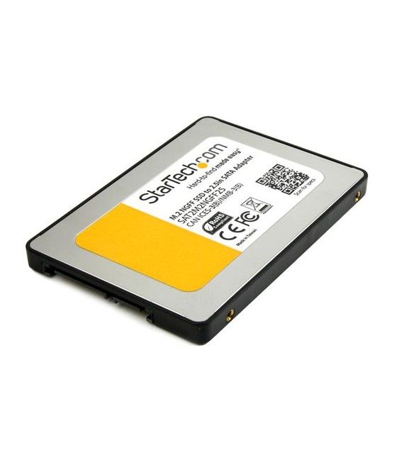 StarTech.com Adaptador SSD M.2 a SATA III de 2,5 Pulgadas con Carcasa Protectora - Conversor NGFF de Unidad SSD - Imagen 1