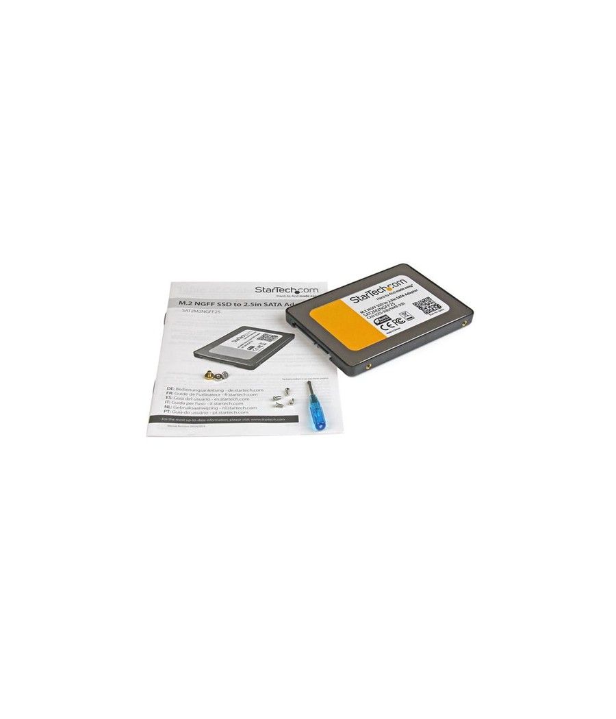 StarTech.com Adaptador SSD M.2 a SATA III de 2,5 Pulgadas con Carcasa Protectora - Conversor NGFF de Unidad SSD - Imagen 3
