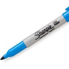 Marcador fine azul brillante sharpie 2025038 pack 12 unidades