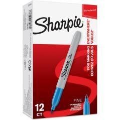 Marcador fine azul brillante sharpie 2025038 pack 12 unidades