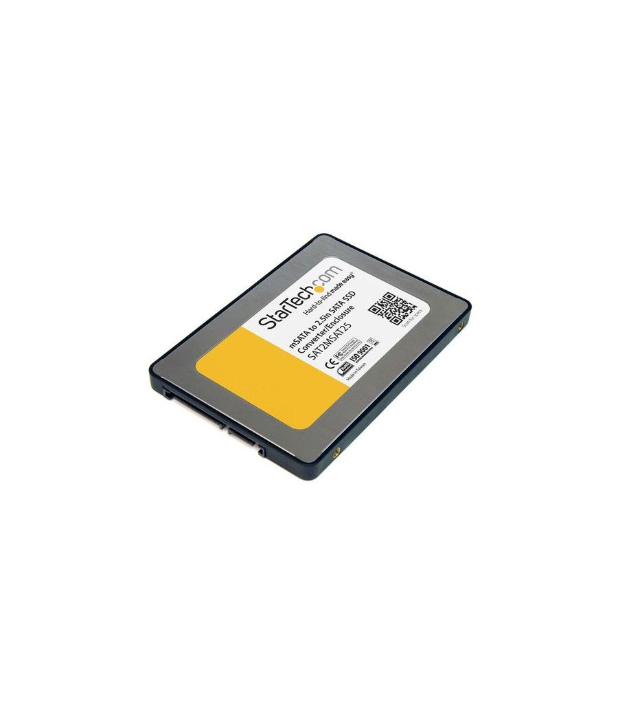 StarTech.com Caja Adaptadora SATA de 2,5 Pulgadas para Unidad de Estado Sólido SSD mSATA - Imagen 1