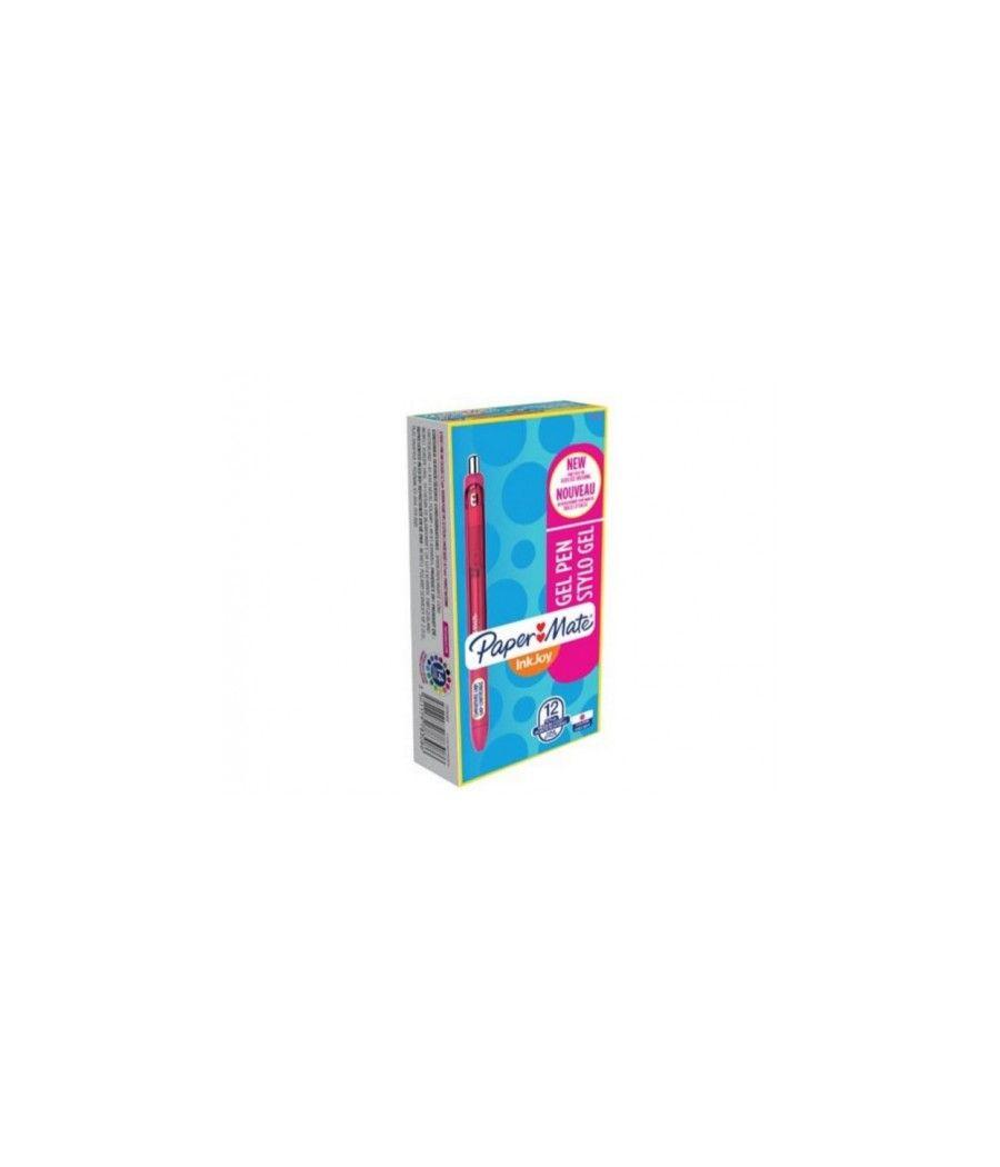 Boligrafo inkjoy gel 600 rt rosa paper mate 1978308 pack 12 unidades