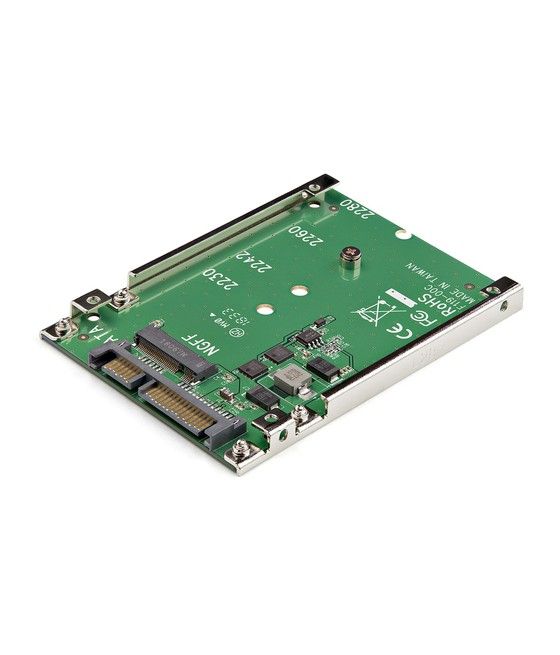StarTech.com Adaptador Conversor SSD M.2 NGFF a SATA de 2,5 Pulgadas - Convertidor M2 a SATA - Imagen 1