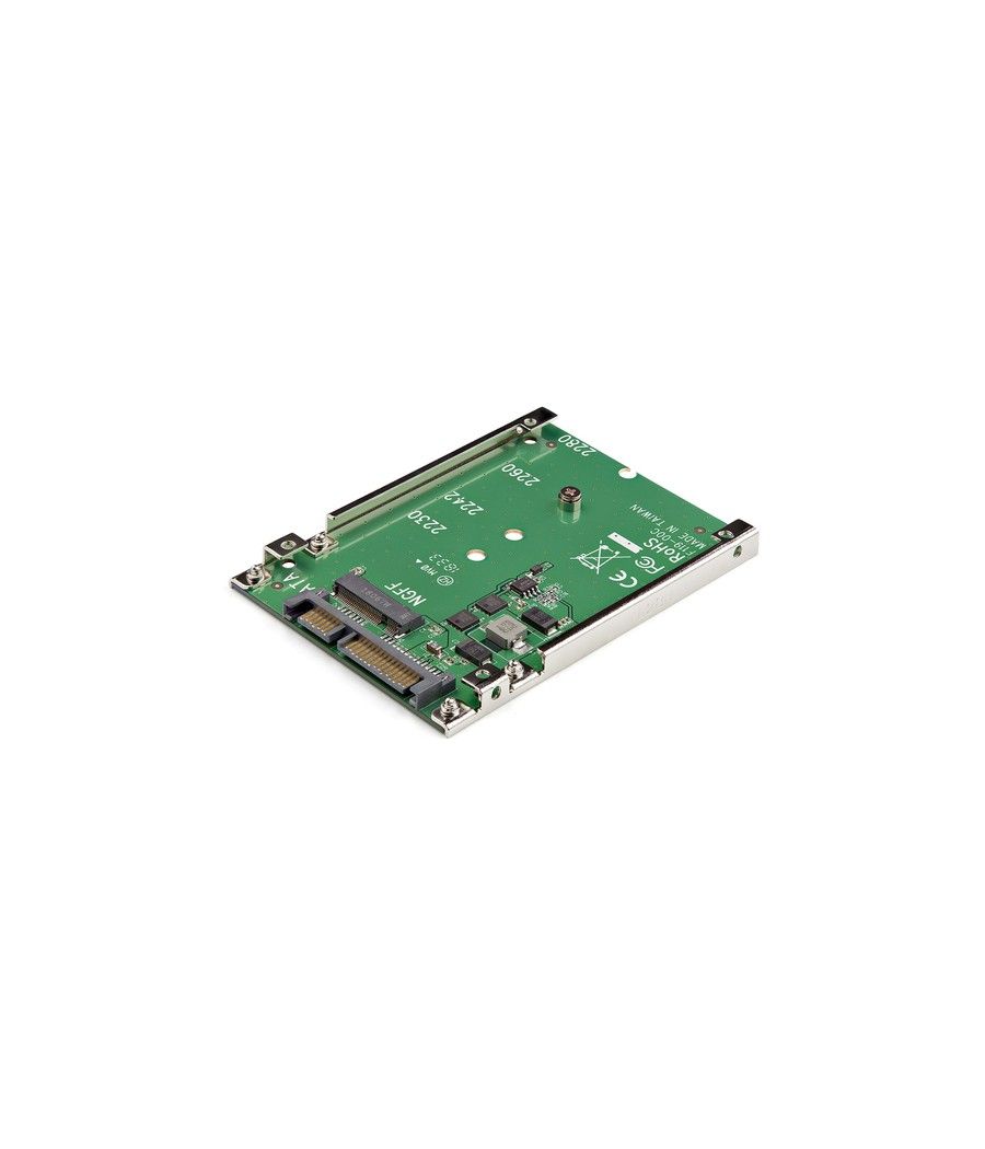 StarTech.com Adaptador Conversor SSD M.2 NGFF a SATA de 2,5 Pulgadas - Convertidor M2 a SATA - Imagen 1