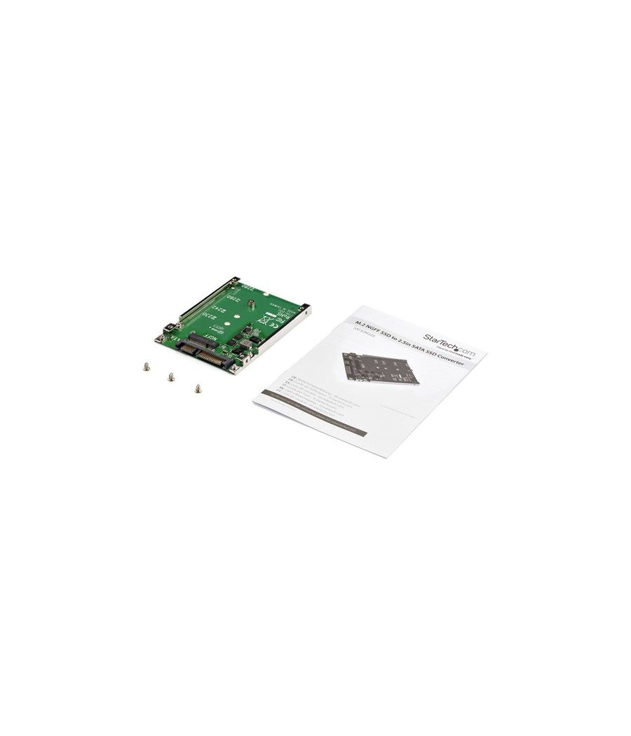 StarTech.com Adaptador Conversor SSD M.2 NGFF a SATA de 2,5 Pulgadas - Convertidor M2 a SATA - Imagen 4