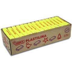 Caja 15 pastillas plastilina 350 g - amarillo jovi 7202