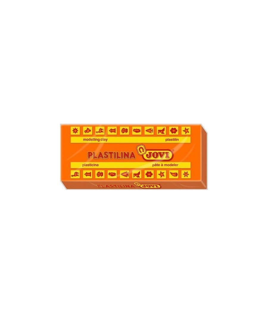 Caja 15 pastillas plastilina 150 g - naranja jovi 7104