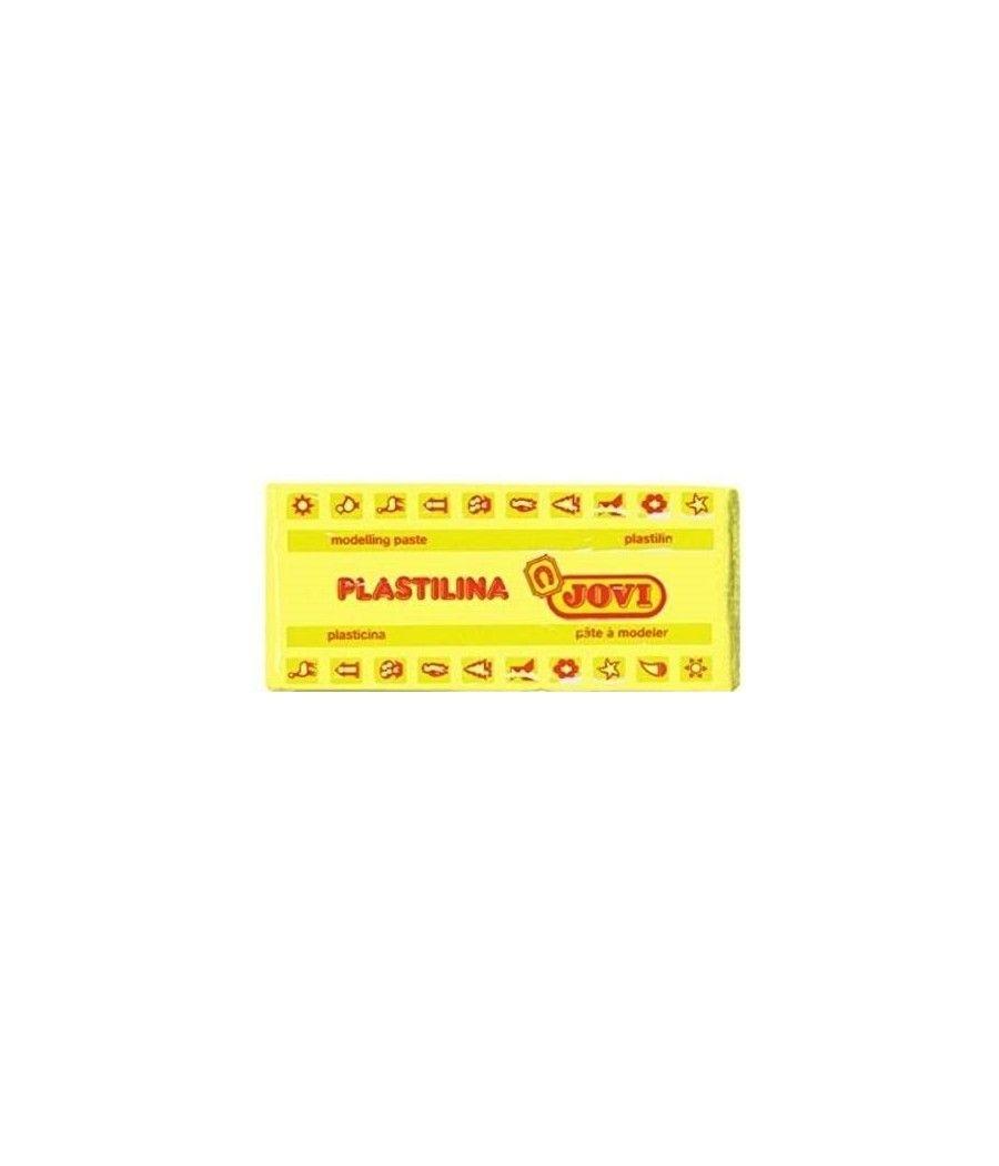 Caja 15 pastillas plastilina 150 g - amarillo jovi 7102