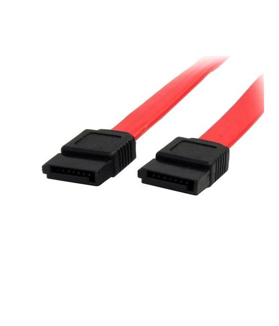 StarTech.com Cable SATA 0,45m - Rojo - 18in Pulgadas Cable Serial ATA - Imagen 1