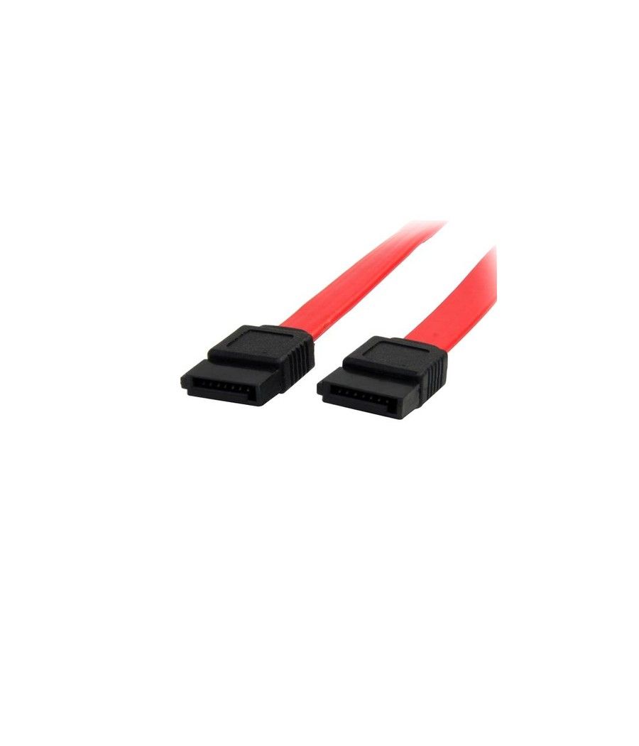 StarTech.com Cable SATA 0,45m - Rojo - 18in Pulgadas Cable Serial ATA - Imagen 1