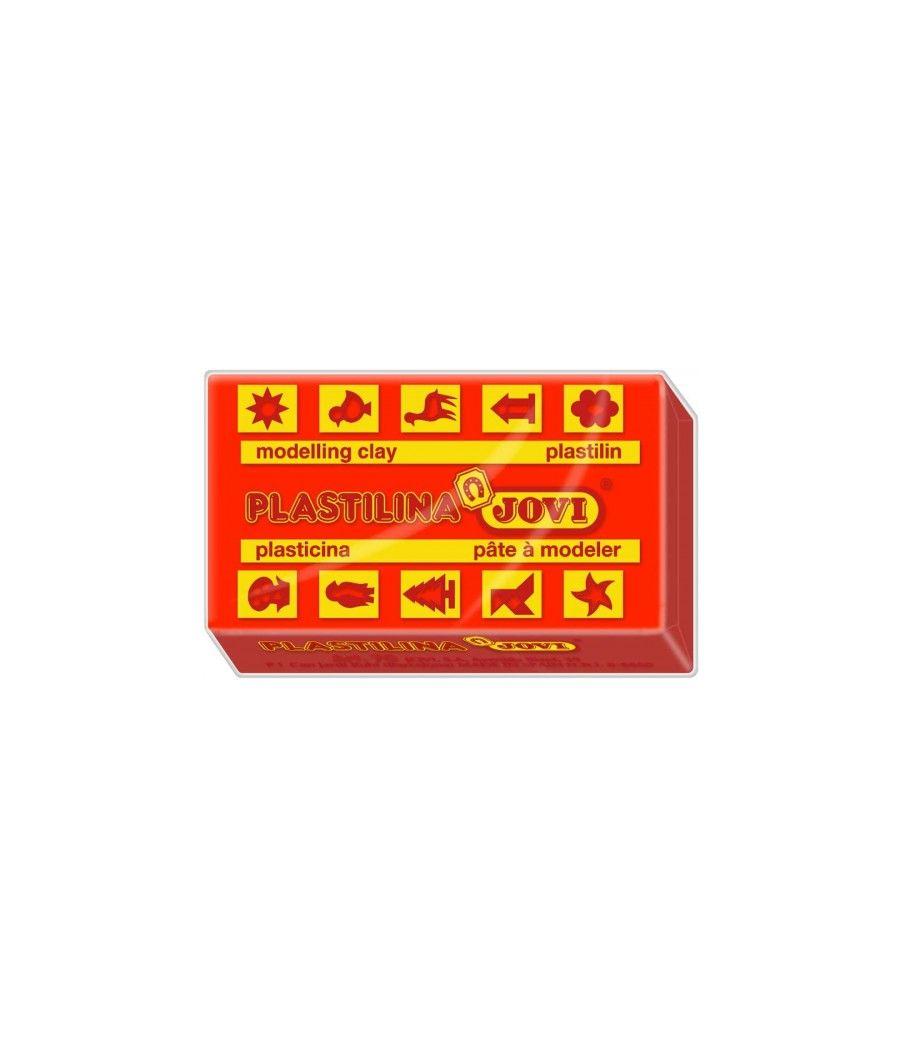 Caja 30 pastillas plastilina 50 g - rojo jovi 7005