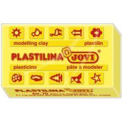 Caja 30 pastillas plastilina 50 g - amarillo jovi 7002