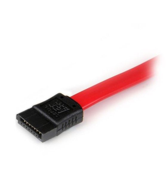 StarTech.com Cable de Extensión Alargador Datos SATA de 30cm - Serial ATA III 6Gbps - Rojo - Imagen 5
