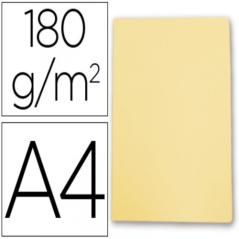 Subcarpeta simples pastel 180 grs a4 color amarillo gio 400040508 pack 50 unidades