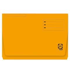 Subcarpeta con bolsa y solapa intensas 320 grs folio color amarillo gio 400040683 pack 25 unidades