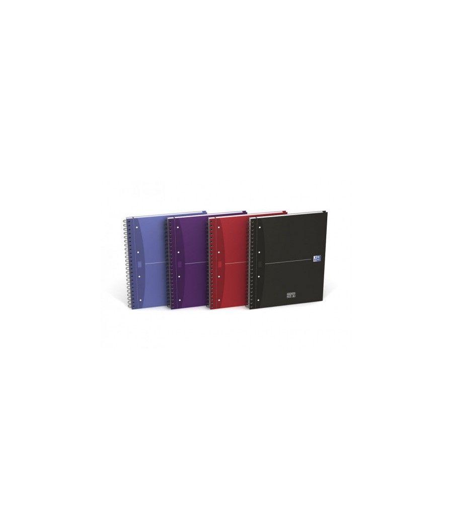 Cuaderno europeanbook 4 tapa extradura a4+ 120 hojas 5x5 colores surtidos essentials oxford 100104738 pack 5 unidades