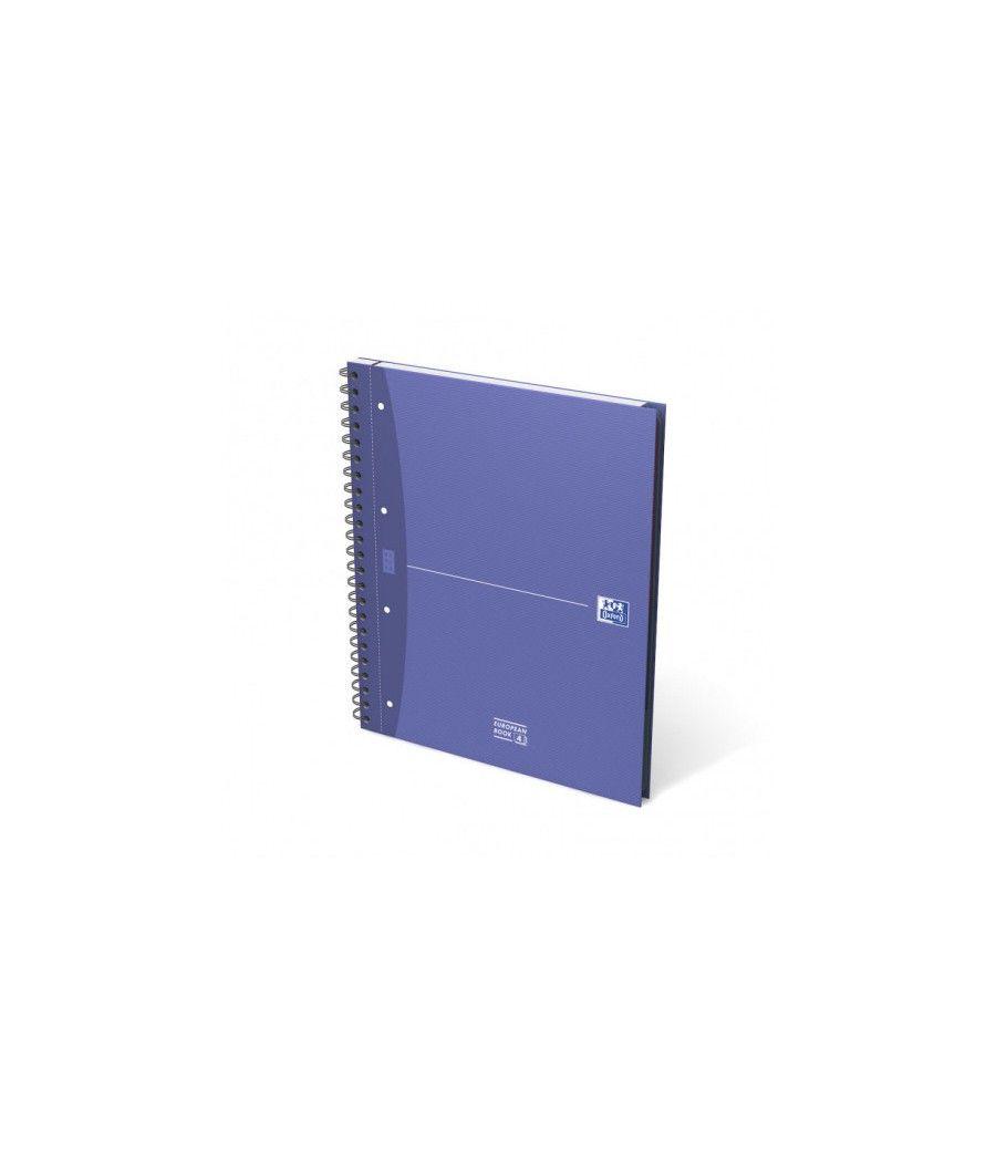 Cuaderno europeanbook 4 tapa extradura a4+ 120 hojas 5x5 colores surtidos essentials oxford 100104738 pack 5 unidades