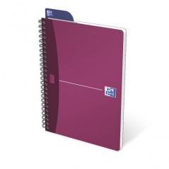 Cuaderno tapa plástico a5 90 hojas 5x5 colores surtidos urban mix oxford 100104341 pack 5 unidades