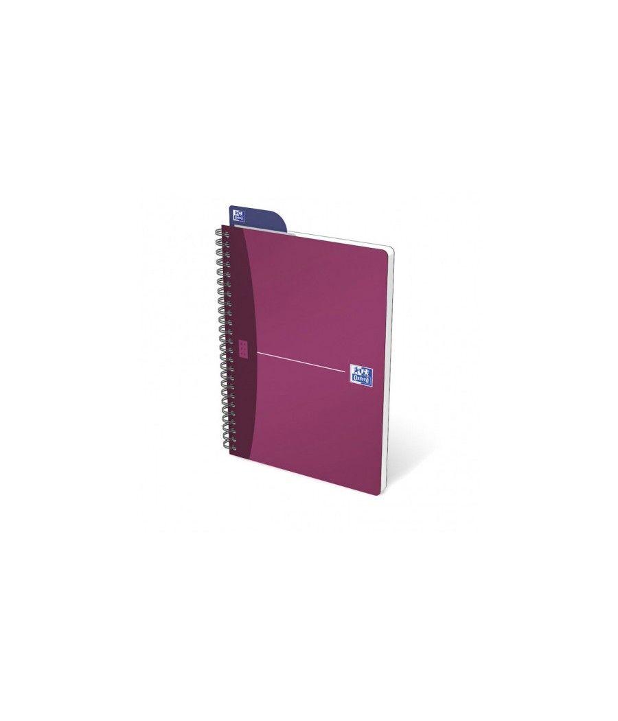 Cuaderno tapa plástico a5 90 hojas 5x5 colores surtidos urban mix oxford 100104341 pack 5 unidades