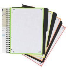 Oxford 400027275 cuaderno y block a4+ 120 hojas colores surtidos pack 5 unidades