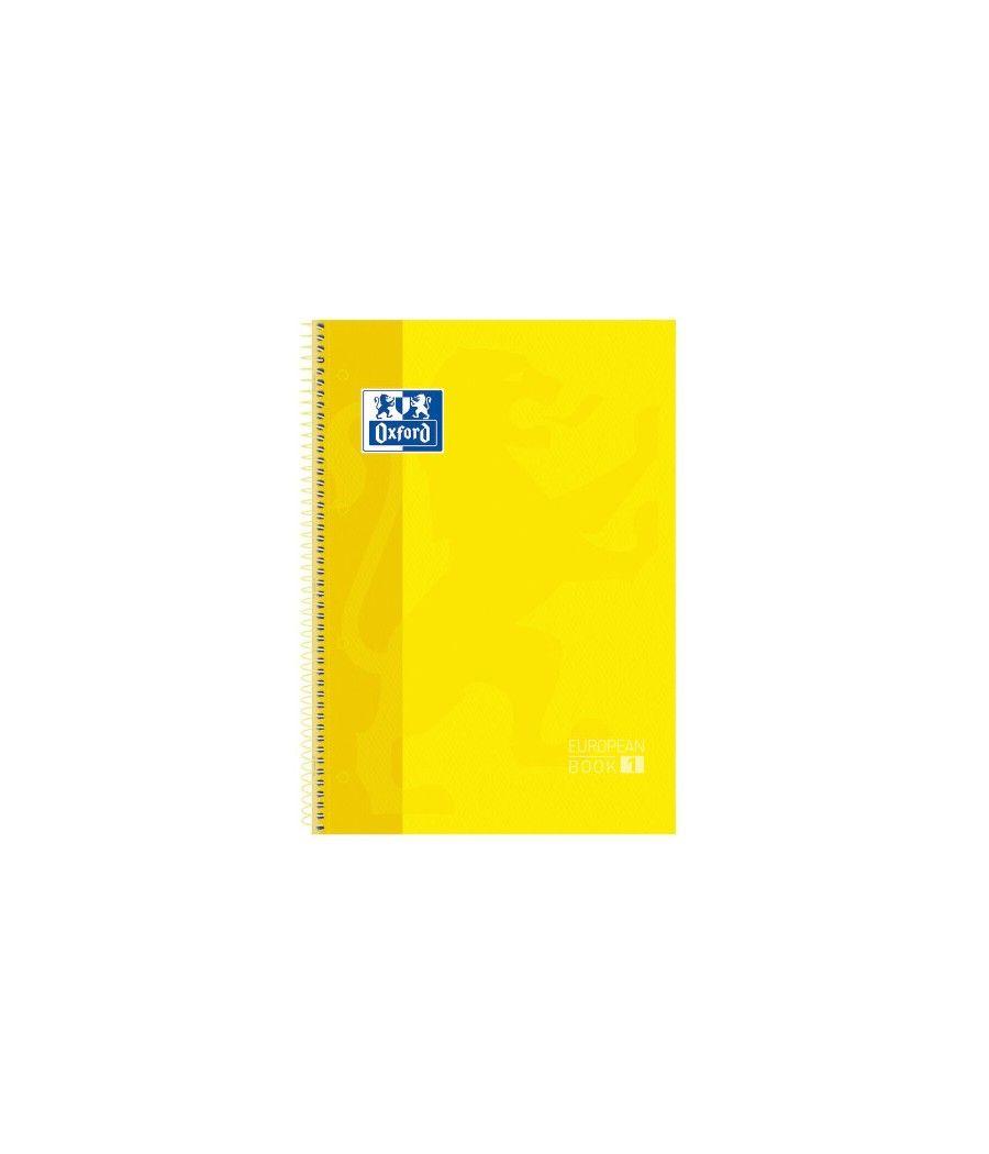 Oxford europeanbook 1 cuaderno y block a4 80 hojas amarillo pack 5 unidades