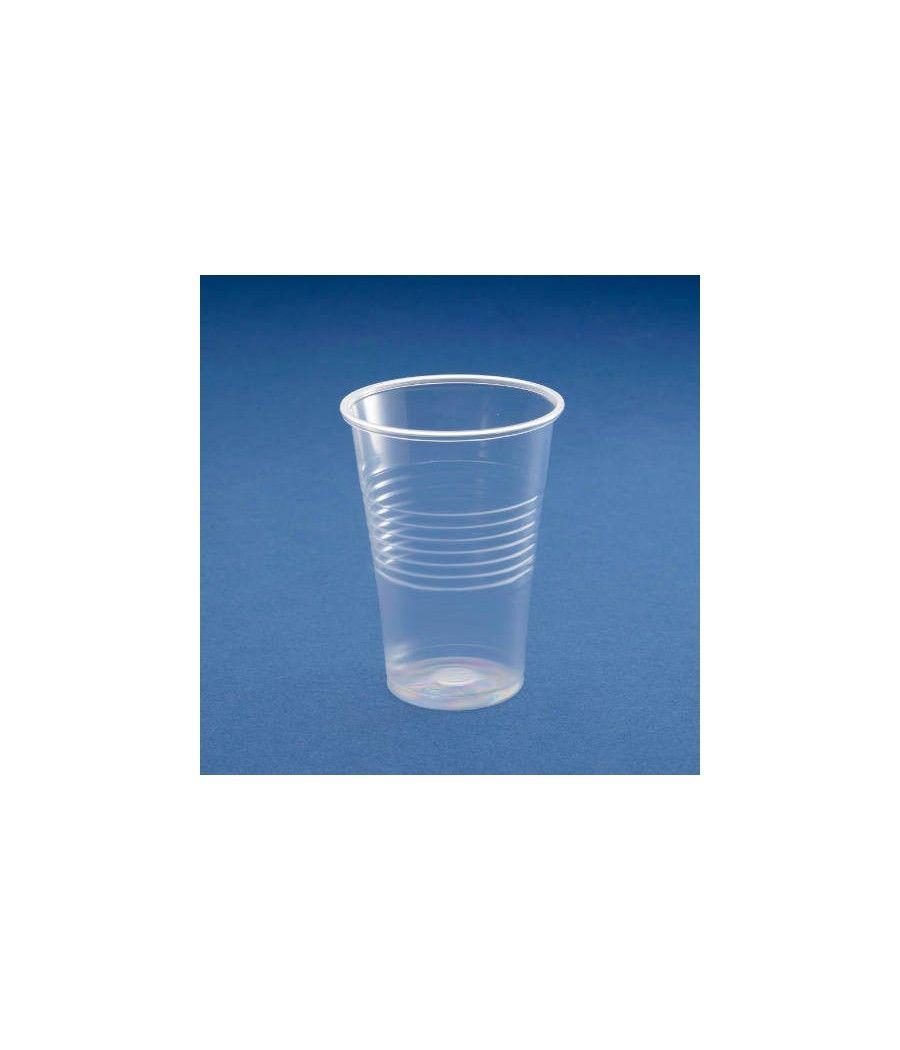 Paquete 100 vasos 220cc transparentes río tinto cu036