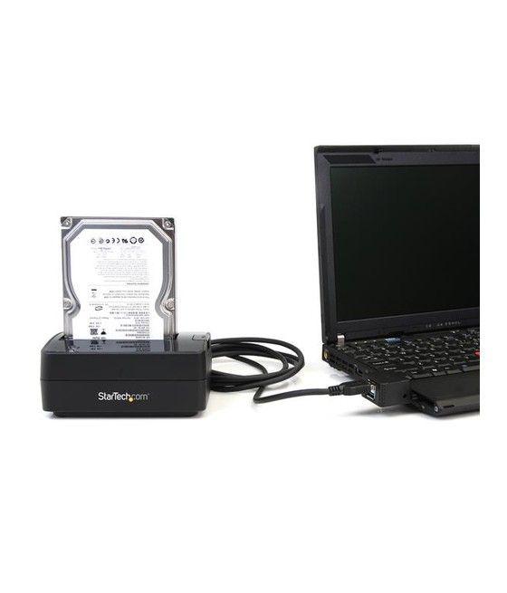 StarTech.com Estación de Conexión Dock USB 3.0 para Discos Duros HDD SATA de 2,5" y 3,5" pulgadas - Imagen 3