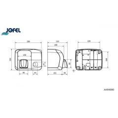 Jofel aa93000 secador de mano botón
