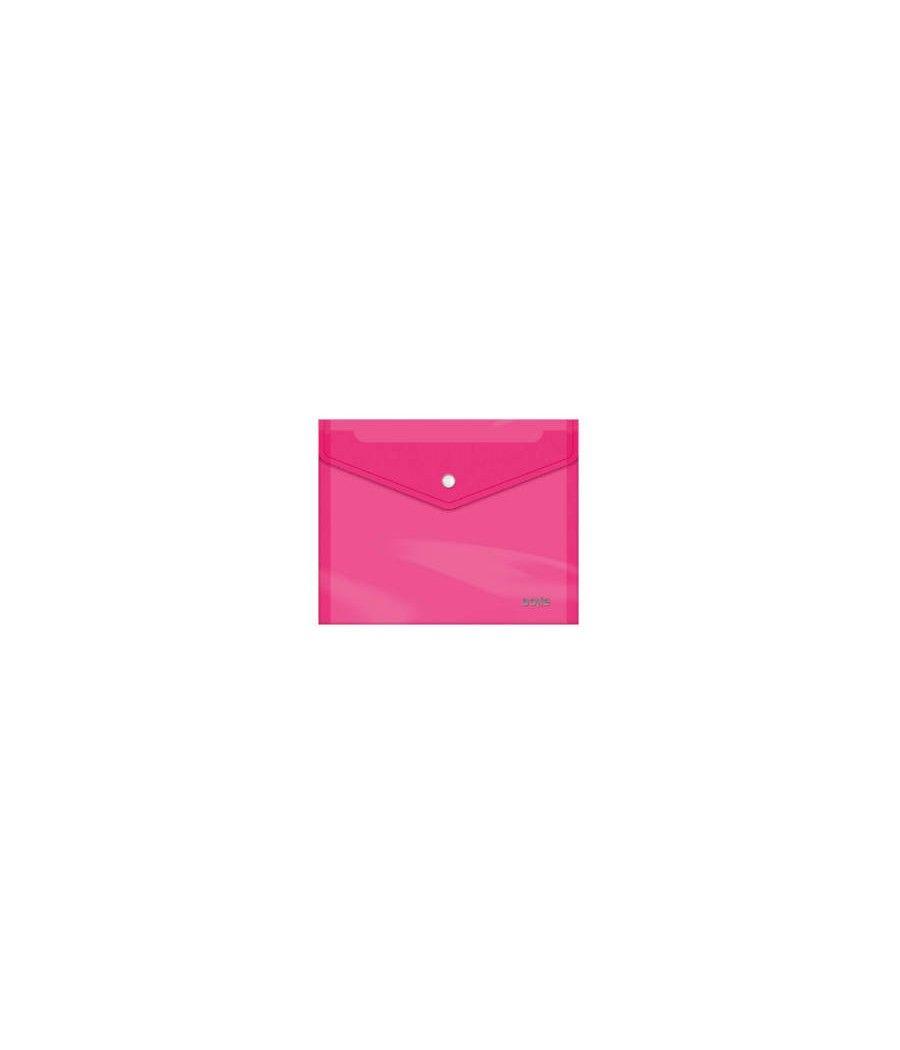 Sobres polipropileno broche rosa a5 apaisado 215x170 dohe 91484 pack 10 unidades