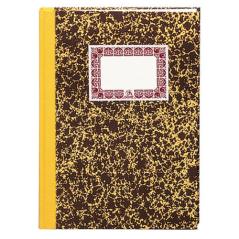 Cuaderno cartoné contabilidad cuentas corrientes amarillo folio natural 100 hojas numeradas dohe 09952