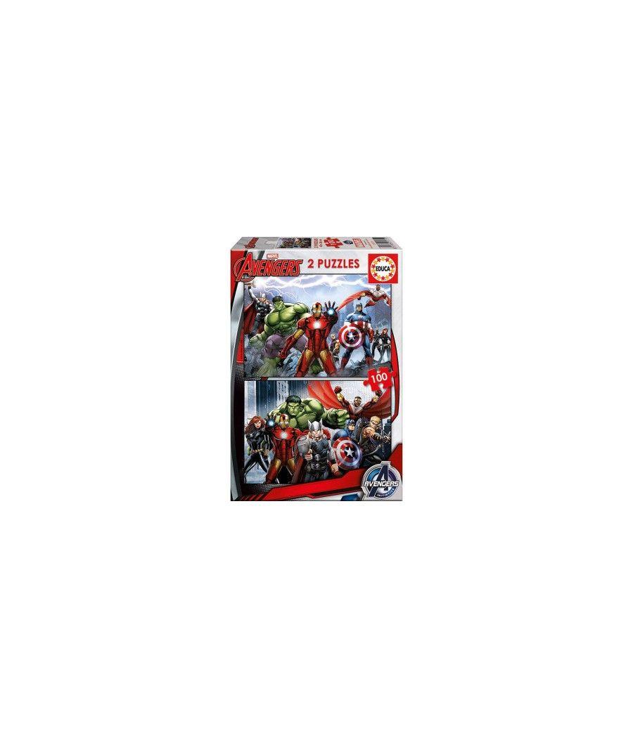 Puzzle 2x100 avengers de 6-8 años educa borras 15771