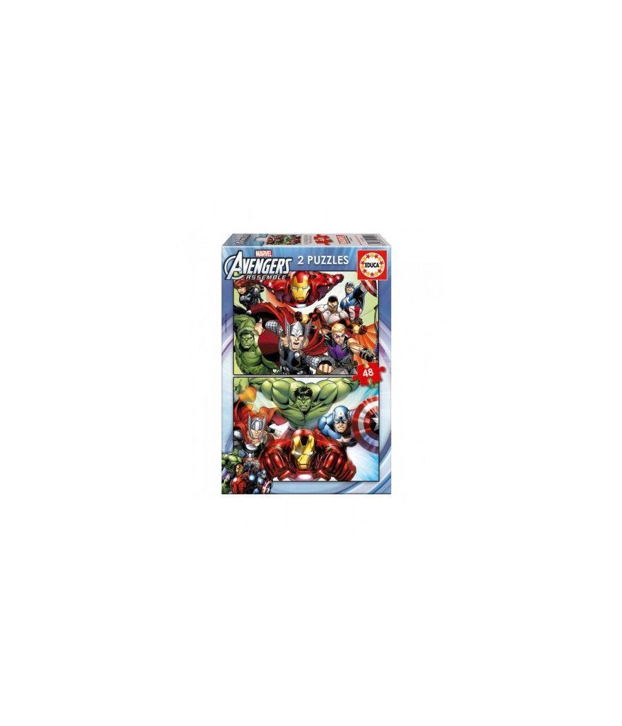 Puzzle 2x48 avengers de 3-6 años educa borras 15932