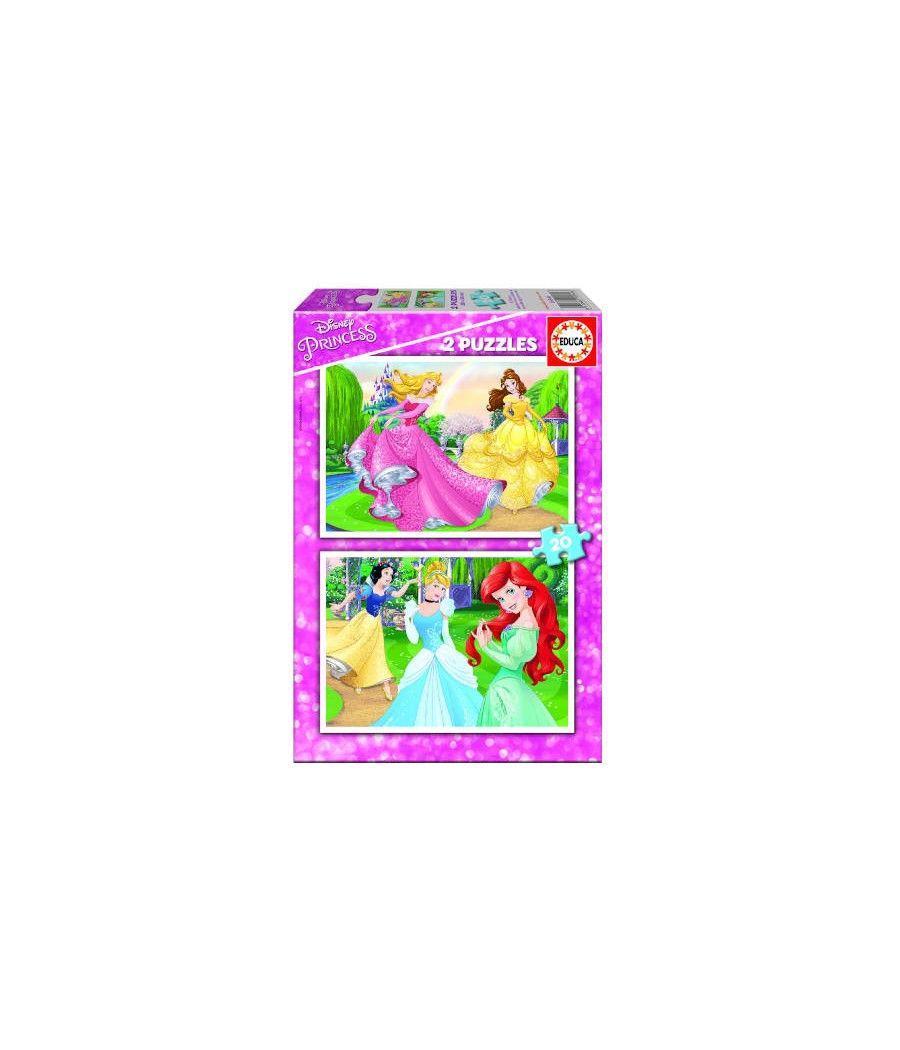 Puzzle infantil 2x20 princesas disney de 3-5 años educa borras 16846