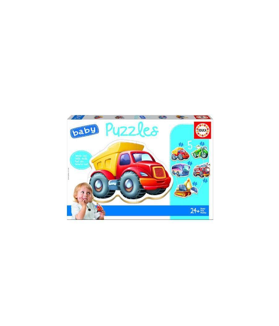 Baby puzzle vehiculos +24m educa borras 14866